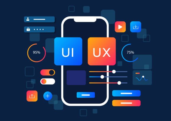 3D Vector Illustration of Flat Style UI: A Graphics Asset for Ux And Ui Kits