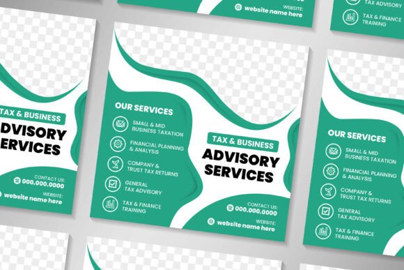 Advisory Services Square Banner: A Versatile Graphic for Handmade Creations