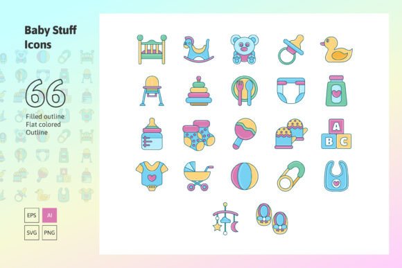 Baby Stuff Icon Set Review: Whimsy Meets Practicality