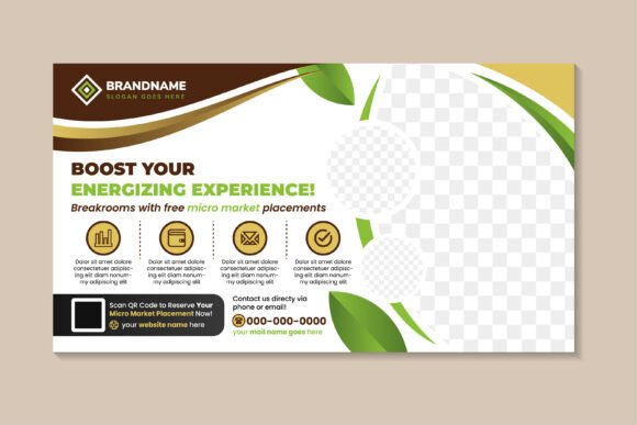 Boost Your Horizontal Flyer: A Graphic Design Asset for Social Media Templates and More