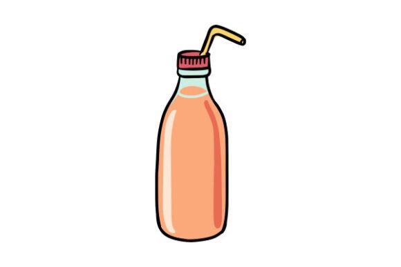 Bottle Drink Graphics for Illustrations and Design Projects