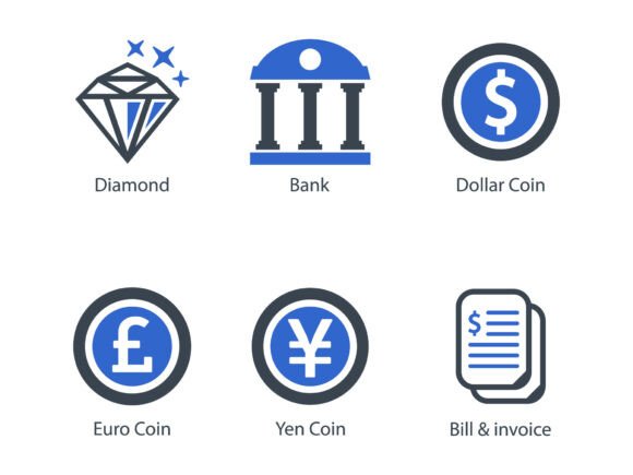 Business Finance Icon Set 1: A Designer’s Perspective on Branding and Packaging