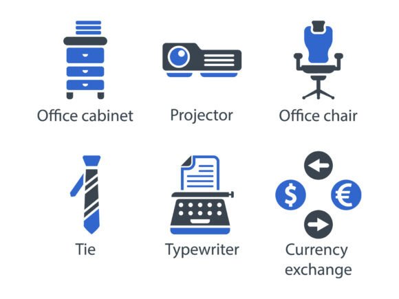 Business Office Icon Set 12 Review for Real Embroidery Projects