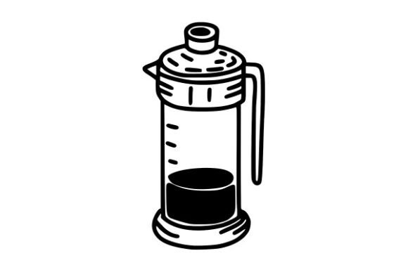 Coffee Press Graphics: A Versatile Illustration for Handmade Projects