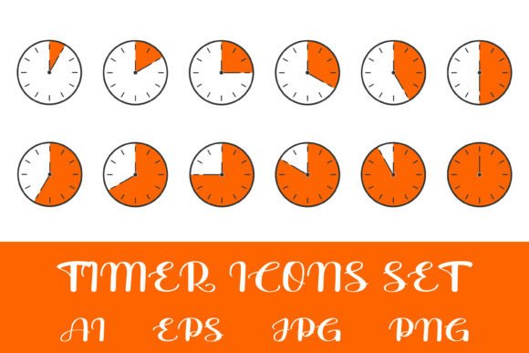 Countdown Timer Icons Set Review: Practical for Embroidery Projects