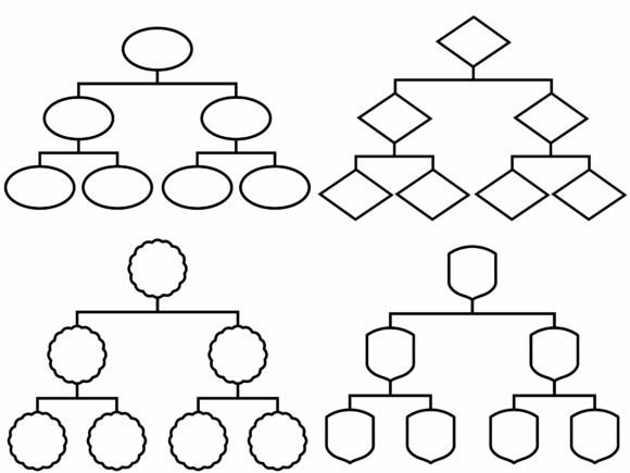 Hierarchy Chart Infographic Line: A Versatile Graphic Asset for Local Business Branding