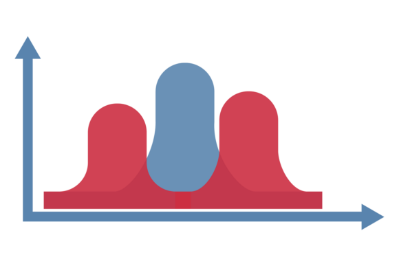 Infographic Diagram Color Icon for Graphics and Illustrations