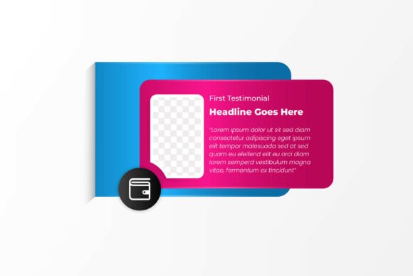 Infographic Testimonial Element: A Graphic Design Asset for Polished Content Publishing
