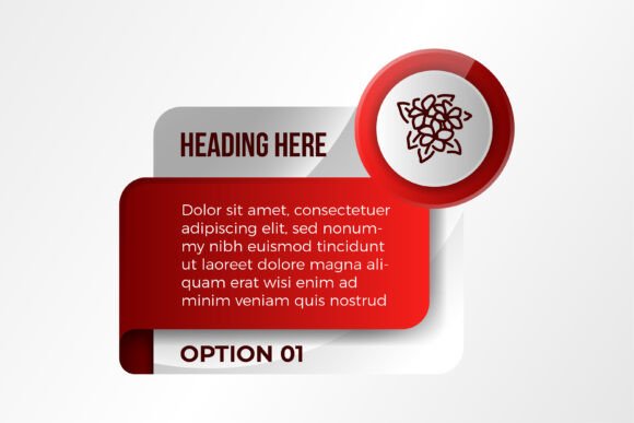 Three Step Infographic Rectangle for Modern Graphics