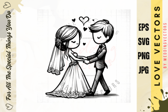 Weddingvectors - 11001248: A Romantic Graphic Asset for Branding and Marketing