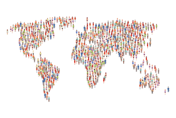 World Population Infographic People Icon Review